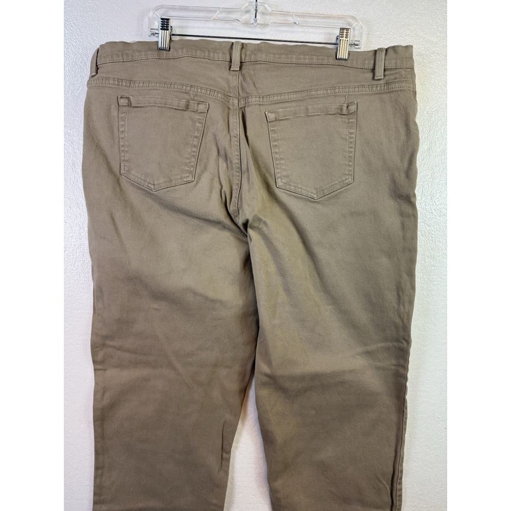 Gloria Vanderbilt Women's Amanda Jeans Womens Sz 20W Trousers Pants Tan Khaki - Picture 4 of 11